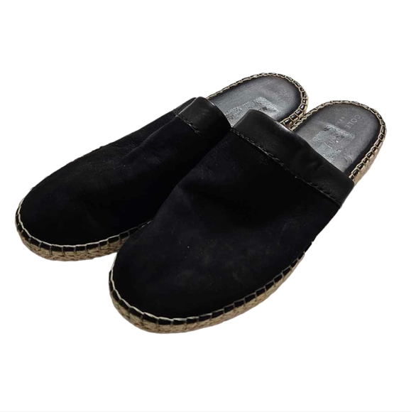 Cole Haan Cloudfeel Espadrille Suede and Leather Mule - Picture 2 of 8